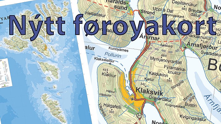 New map of the Faroes | Kringvarp Føroya