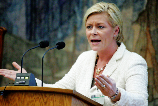 Siv Jensen fer frá sum forkvinna | Kringvarp Føroya