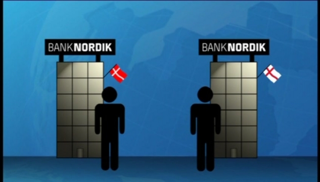 banknordik og ómaksgjøld í fØ og dk