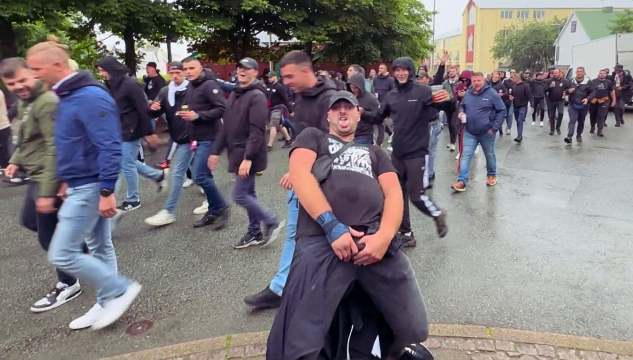 Kroatiskir hooligans, Fótbóltsótangar, Fótbóltsótýggi, Hadjuk Split, Ófriðakroppar, Kroatar