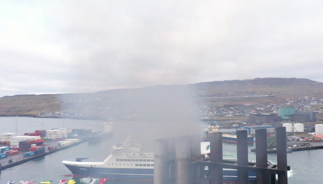 veðurlagspolitikkur, umhvørvispolitikkur, útlát frá skipum, dálking