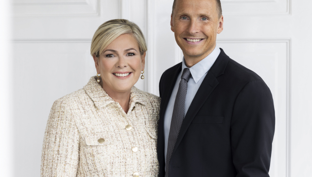 Halla Tómasdóttir og Bjørn Skúlason