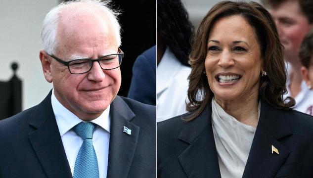 Tim Walz, Kamala Harris