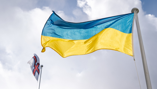  Ukrainska flaggið, Merkið