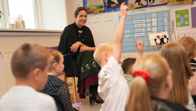Kongshjúnini, Fríðrikur kongur, Kong Frederik, Mary drotning, Josephine prinsessa, kongsvitjan