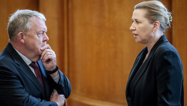 Lars Løkke Rasmussen og Mette Frederiksen