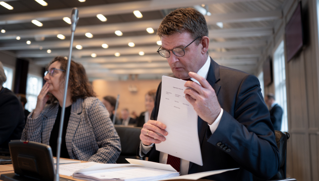 Aksel V. Johannesen, pensjónsaldur 3.viðgerð, suðuroyartunnilin 3.viðgerð, mynd: Bjarni