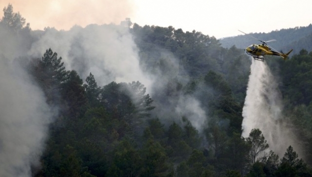skógareldur í spania