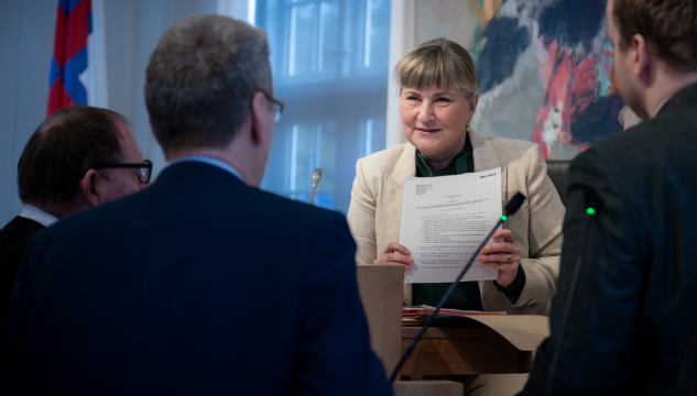 Bjørt Samuelsen, løgtingsval, mynd: Bjarni