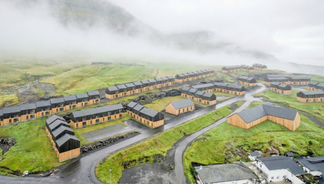 Á Fossum í Klaksvík, bústaðir á Fossum í Klaksvík