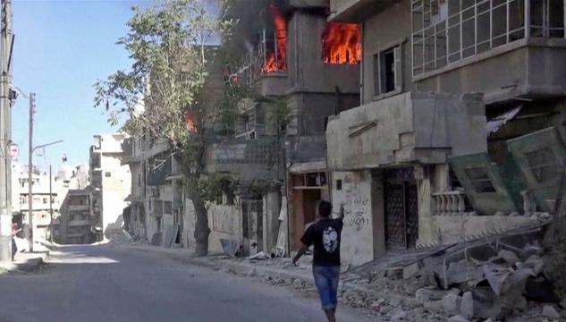 Aleppo, Sýria (05.10.2016)