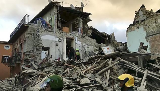 jarðskjálvti, Amatrice, Italia, 24.08.2016