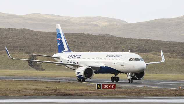 Atlantic Airways, Vága Floghavn, flogvøllurin