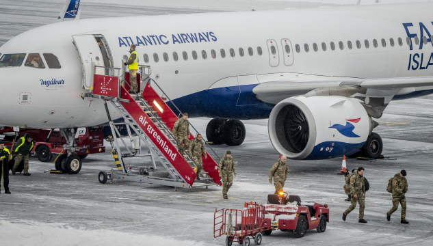 Atlantsflog og danskir hermenn