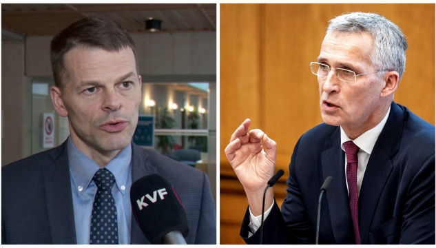 Bárður á Steig Nielsen og Jens Stoltenberg