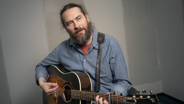 Beinleiðis úr studio 5, The Crowberry Band, mynd: Bjarni