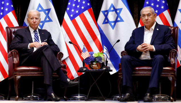 Joe Biden og Benjamin Netanyahu