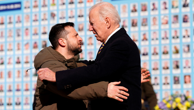 Biden og Zelenskyj