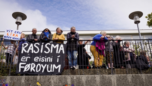 Black Lives Matter, mótmæli, mótmælisgonga, fólkasamlingar, rasisma, Vaglið, Perlan, Tórsgøta,skeltir,
