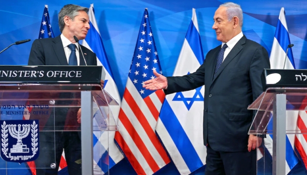 Antony Blinken og Benjamin Netanyahu