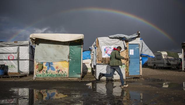 Calais, flóttafólk, flóttafólkalega