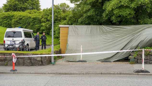 løgreglan, politi,  kanningardeildin hjá løgregluni, maður funnin deyður, Landsbókasavnið í J.C. Svabosgøtu,