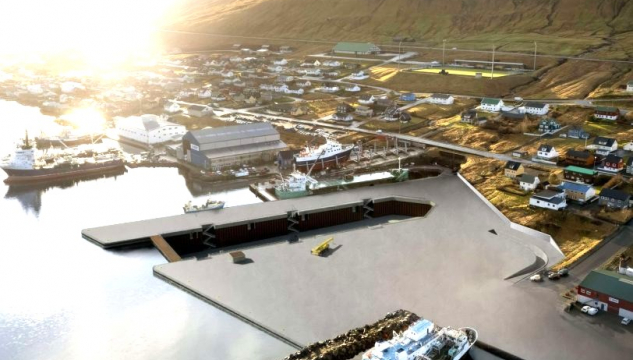 Turrdokk á Skála, dokk á Skála