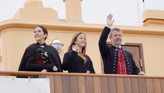 Kongshjúnini, Fríðrikur kongur, Kong Frederik, Mary drotning, Josephine prinsessa, kongsvitjan