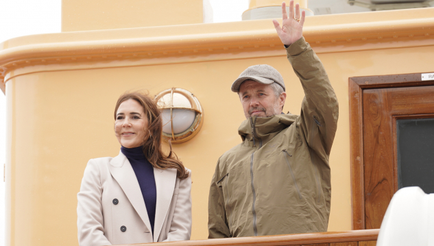 Kongshjúnini, Fríðrikur kongur, Kong Frederik, Mary drotning, Josephine prinsessa, kongsvitjan