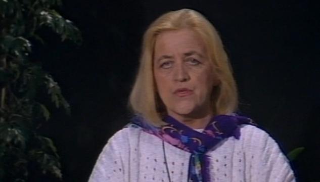 Ebba Hentze, í sendingini Gluggin frá 1985