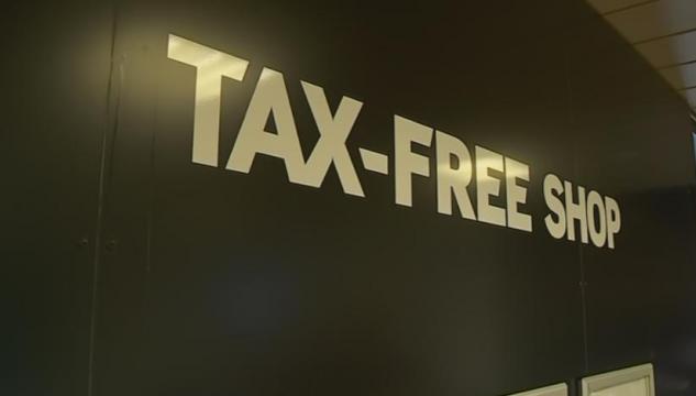 Tax-free, tollfrí søla, flogvøllurin, Vága Floghavn