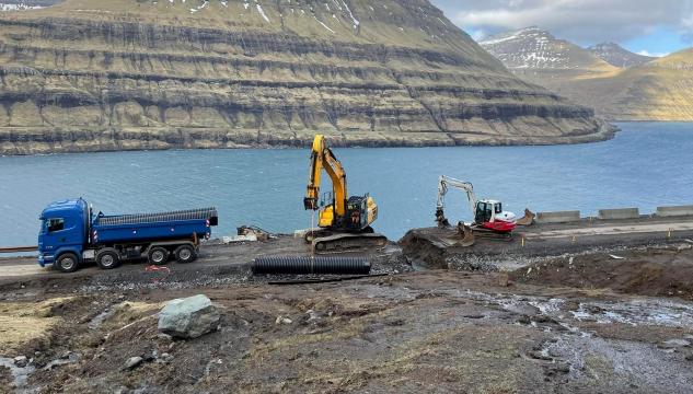 Elduvíkarvegur  - Mynd: Árni Jacobsen, Landsverk