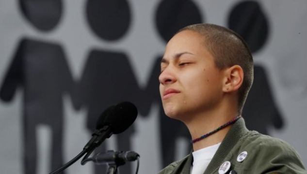 Emma Gonzalez, mótmælisrørsla, USA, gun control, gun violence, Washington, Parkland shooting