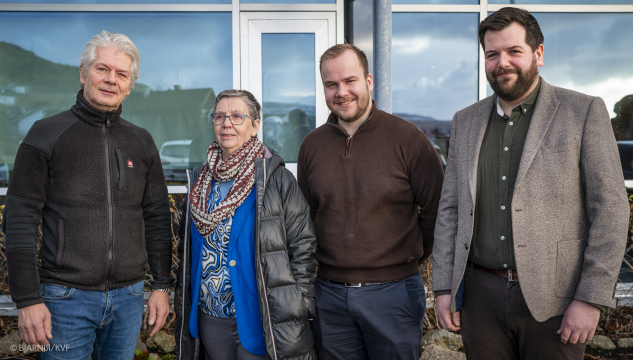 Breddin, Erhard Joensen, Eyðgunn Samuelsen, Beinir Johannesen, Eirikur í Jákupsstovu