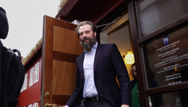 Erling Eidesgaard, samgongufundur