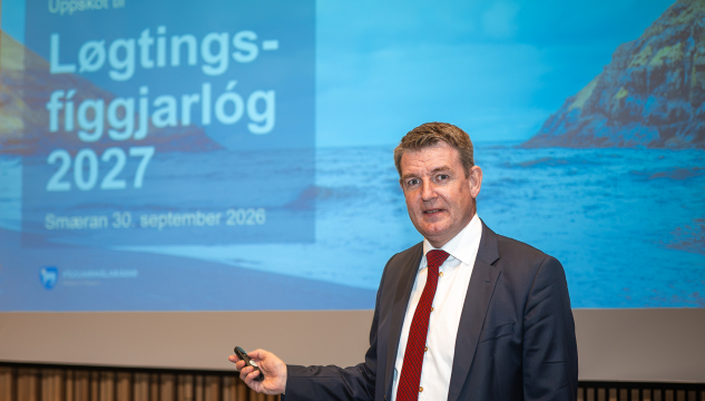 Fíggjarlógin 2027, Aksel. V. Johannesen, mydn: Bjarni Árting Rubeksen