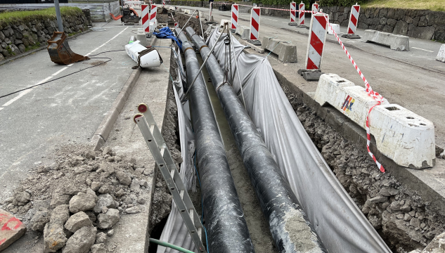 Fjarhiti, fjarhiti á Frælsinum í Havn