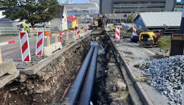 Fjarhiti, fjarhiti á Frælsinum í Havn