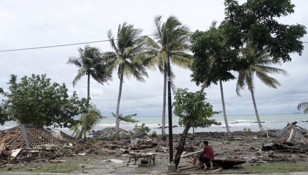 Flóðalda í Indonesia desember 2018