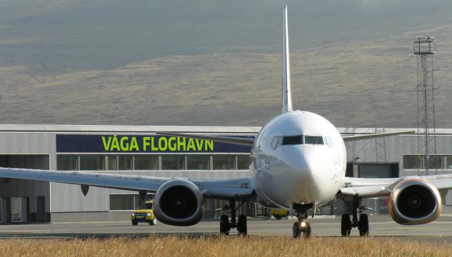 Floghavn, Vágar, Vága Floghavn, flogferðsla, flogfar