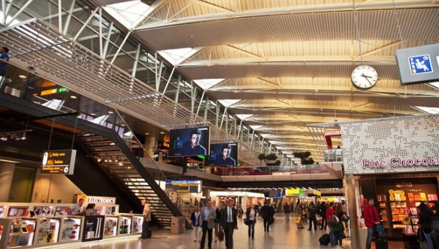 flogvøllur, flogferðsla, Schipol