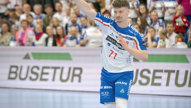 Elias Ellefsen á Skipagøtu , Føroyar-Norðurmakedonia, hondbóltur, HSF