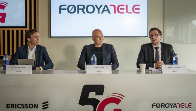 Føroya Tele, tíðindafundur um 5G netið