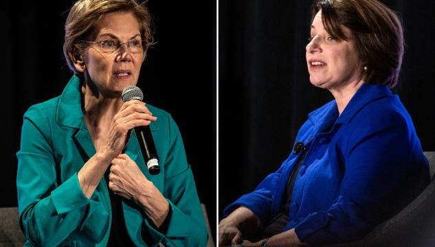 Elizabeth Warren, Amy Klobuchar