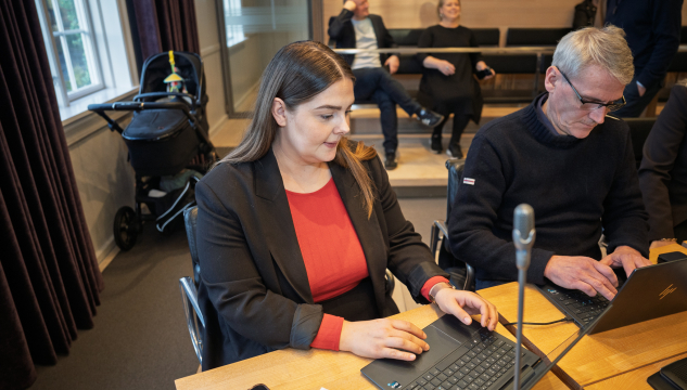 Hervør Pálsdóttir, Høgni Hoydal, fosturtøkulógin 3.viðgerð, mynd: BR