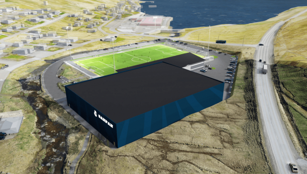 Fótbóltshøll í Sarpugerði, fótbóltshøll í Norðagøtu