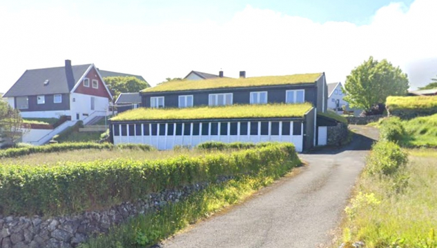 Frítíðarskúli í Dj. í Geilgøtu, bygningur til frítíðarskúla