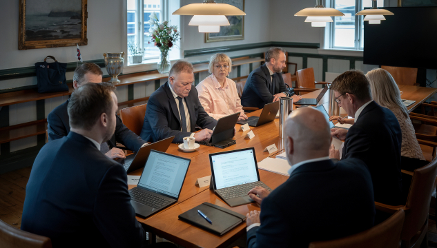 Fyrsti landsstýrisfundur 2026, Landsstýrið, myndir: Bjarni Árting Rubeksen