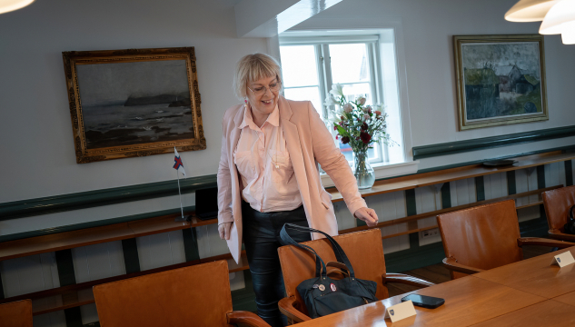 Fyrsti landsstýrisfundur 2026, Margit Stórá, myndir: Bjarni Árting Rubeksen