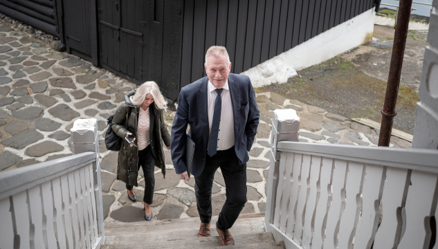 Fyrsti landsstýrisfundur 2026, Jacob Vestergaard, Eyðdis Hartmann Niclasen, myndir: Bjarni Árting Rubeksen